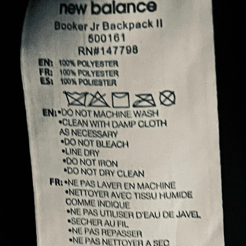 New balance booker backpack for boys